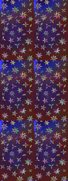 Küçük çiçekte güzel bir çiçek deseni var. Çiçekli çiçek deseni, suluboya. Raster deseni.