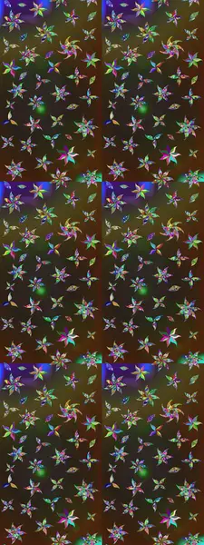 Yumuşak, bahar çiçekli arka plan. Çiçekli karalama şeklinde Raster çiçek deseni. Kahverengi ve gri renkte çiçekler.