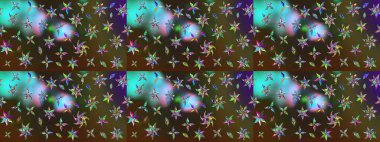 Anti-stres için soyut örnek sayfası. Kahverengi ve yeşil renklerde. Raster illüstrasyonu.