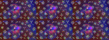 Yazdır. Raster çiçekli arka plan. Düz Çiçek Elementleri Tasarımı. Güzel eskiz şekli. Renkli Yaz Temalı eskiz kalıbı. Şirin kumaş deseni.