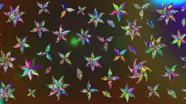 Çiçek desenli eskiz kahverengi ve gri renkler, el yapımı papatyalar, papatyalar. Tekrar eden çiçek arkaplanı, zarif kahverengi ve gri çiçek duvar kağıdı.