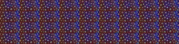 Raster illüstrasyonu. Küçük çiçekteki sevimli çiçek deseni. Mor ve mor renkte çiçekler.