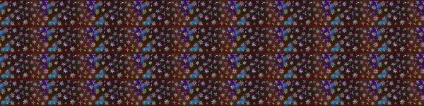 Renkli desenli eskiz deseni, kahverengi ve mor çiçekler ve dekoratif elementler. Kumaş, tekstil, duvar kağıdı baskısı için. Eskiz geçmişi. Raster illüstrasyonu. Antika retro tarzı.