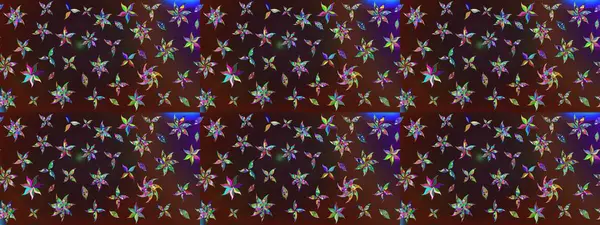 Kahverengi ve mor renkli çiçekler. Nazik, narin çiçek arkaplanı. Raster çiçek desenli ve çiçekli..
