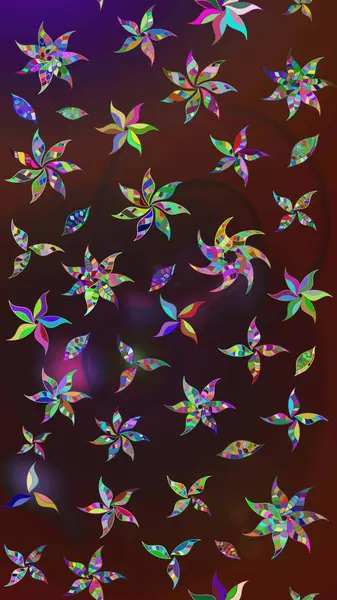 Parlak elementlerin. Çizim çiçek deseni duvar kağıdı, web sitesi arka planı, ambalaj kağıdı, davetiye, broşür, afiş veya web sitesi için kullanılabilir. El çizimi Raster illüstrasyonu.