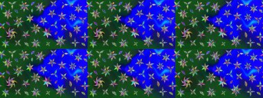 Tekstil veya kitap kapakları, imalat, duvar kağıtları, baskı, hediye paketi ve yapıştırma kitabı için çiçek eskizi geçmişi. Küçük çaplı çiçeklerdeki basit şirin desenler. Raster illüstrasyonu.