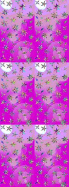 Çiçekli çiçek deseni, suluboya. Tarafsız ve morumsu renklerde çiçekler. Renkli Bahar Teması eskiz kalıbı. Düz Çiçek Elementleri Tasarımı. Raster illüstrasyonu.