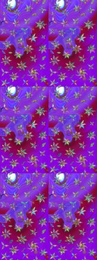 Çiçek arkaplan. Çizim raster deseni. Güzel kumaş deseni.