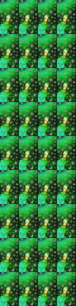 Küçük çiçekteki sevimli çiçek deseni. Robot resim. Raster illüstrasyonu.