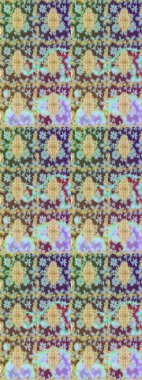 Süslü dekorasyon. Raster illüstrasyonu. Damask altın soyut çiçek deseni nötr renkler üzerine çizim.