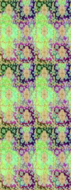 Damask altın soyut çiçek deseni nötr renklerde. Raster illüstrasyonu. Süsleme.