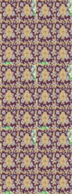 Kış kar dokusu duvar kağıdı. Sembol bayramı, yeni yıl kutlamaları, altın desenler. Noel Altın Kar Tanesi eskiz modeli. Kahverengi renkte altın kar taneleri.