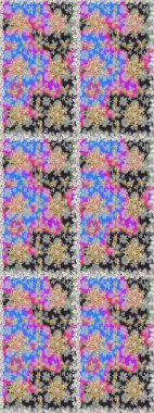 Süslü raster dekorasyonu. Lüks, kraliyet ve Viktorya dönemi konsepti. Gri renklerdeki altın element. Klasik barok çiçekli desenli altın renginde gri renkte..