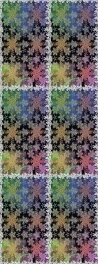 Gri renkli ve altın elementli altın desenli. Geleneksel klasik altın desen. Barok tarzında kusursuz bir doğulu süsü. Raster doğulu süsü.