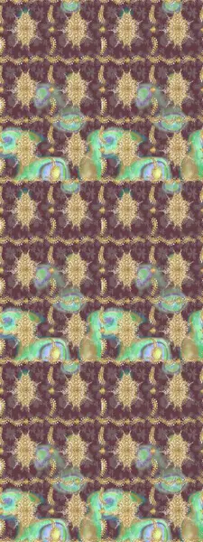 Kahverengi renklerde altın element. Tasarım şablonu için çizgi çizimi sınırı. Doğu tarzı element. Davetiyeler, kartlar, web sayfası için Raster illüstrasyon. Altın çizgili çiçek dekoru.