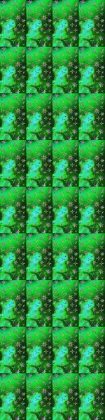 Yumuşak, bahar çiçekleri yeşil ve mavi renklerde. Raster illüstrasyonu. Çiçek ve yapraklı karalama şeklinde Raster çiçek deseni.