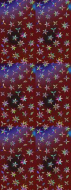 Kırmızı ve kahverengi lale çiçekli Raster eskiz deseni. Doğal kozmetik ürünleri, parfüm, çiçekçi dükkanı için bahar ihalesi tasarımı. Paket kağıdı için en iyisi. Karşılama ya da düğün geçmişi olarak kullanılabilir.