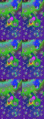 Simple cute pattern in small-scale flowers. Raster illustration. Floral sketch background for textile or book covers, manufacturing, wallpapers, print, gift wrap and scrapbooking.