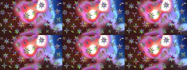 Özgürlük stili Millefleur 'lar. Küçük yabani çiçeklerdeki halk modelini çiz. Taşralı şıklığı. Tekstil, duvar kağıdı, kapaklar, yüzey, baskı, hediye paketi, hatıra defteri, dekupaj için çiçek çayırı arka planı.