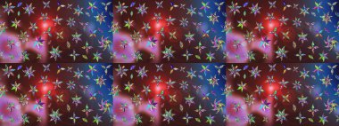 Raster Moda kumaş deseni. Çizgi çizimi kalıbı. Şirin çiçekler..