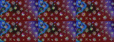 Kızılderili desenli desenli desenli şal deseni. Tekstil, tebrik kartı, boyama kitabı, telefon kılıfı baskısı için kullanılabilir. Etnik Mandala süsü. Raster Henna dövme stili.