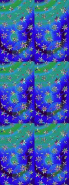 Sınır Kızılderili çiçekli paisley patten. Taslak süsleme izi. Etnik Mandala havlusu. Raster Henna tarzı. Tebrik kartı arkaplanı, boyama kitabı, arkaplan, tekstil için kullanılabilir.