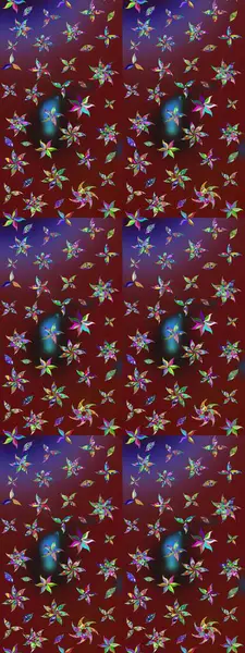 Güzel kumaş deseni. Doodle çiçekler ve dalları, otlar ve çiçekler. Raster Illustration. El çizilmiş.