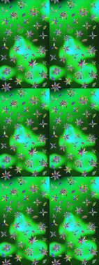 Yapraklı çizim şekli. Tekstil için figür. Poster ya da kapak için arka plan. Şirin, zarif çiçekler Raster illüstrasyonu. Davetiye ve kartpostal tasarımı için dekoratif çiçek unsurları.