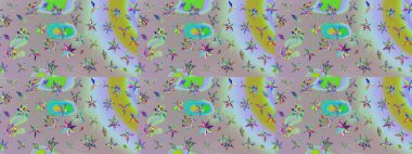 Tarafsız ve gri renklerde manzaralı çiçek deseni. Çiçek kompozisyonu, el boyası, hassas şablon. Üst manzara, yumuşak stil. Sevgililer günü ve tebrik kartı konsepti için şık bir davet.