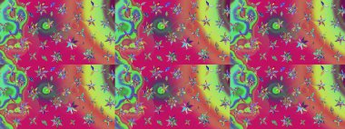 Eskiz Vintage Çiçek Deseni. Raster Kalça dokusu deseni.