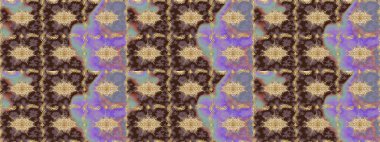 Geleneksel klasik altın desen. Raster oryantal süs. Barok tarzında eskiz oryantal süsü. Altın elementlerle kahverengi renklerde altın desen.