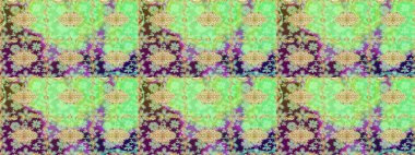 Antika altın tekrarlanabilir duvar kağıdı. Barok tarzında altın çiçekli süs. Damask çizimi tekrarlanıyor. Yeşil renkte altın element.