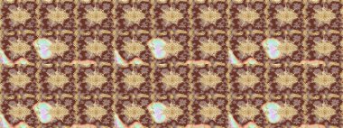 Antika altın tekrarlanabilir duvar kağıdı. Damask çizimi tekrarlanıyor. Barok tarzında altın çiçekli süs. Kahverengi renklerde altın element.