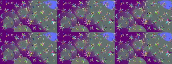 Çiçek desenli eskiz, yaz çiçekleri. Mor ve nötr renkte çiçekler. Renkli Bahar Teması eskiz kalıbı. Düz Çiçek Elementleri Tasarımı.