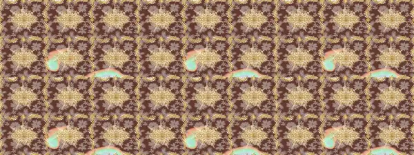 Paisley 'ler zarif çiçek desenli eskiz arka plan duvar kâğıdı çizimi klasik stil, modern 3D çizgili sanat eseri altın ve kahverengi desenli çiçek yaprakları ve süslemeleri..