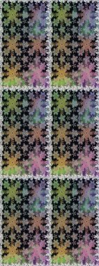 Gri renklerde grafiksel, modern, pürüzsüz desen. Kusursuz raster arka plan. Kusursuz çiçek deseni. Duvar kâğıdı barok, İspanyol kumaşı.