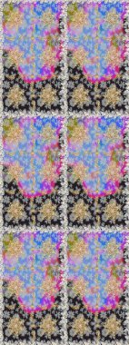 Gri renklerde, altın elementlerle kusursuz desen. Kusursuz altın desen. Raster doğulu süsü.