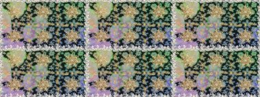 Raster altın pürüzsüz desen. Kusursuz altın desenli bukleler. Gri renklerde kusursuz desen. Doğu tarzında altın elementler arabesk.