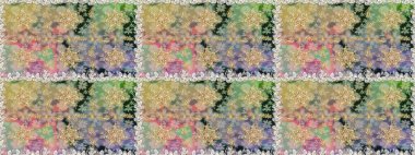 Tarafsız renklerde altın çiçekli altın desenler. Senin tasarımın için, duvar kağıdı. Altın rengi, kusursuz çizim. Raster geometrik arkaplanı.