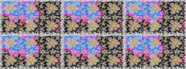 Şam, tasarım için kusursuz desen. Gri renklerde, altın elementli, pürüzsüz desen.