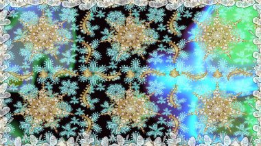 Noel, kar tanesi, yeni yıl 2019. Tarafsız renklerde, altın elementlerle kusursuz bağ dokusu.