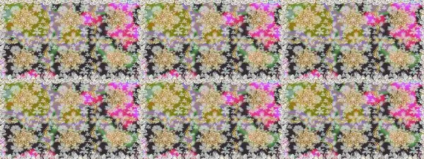 Antika altın tekrarlanabilir duvar kağıdı. Barok tarzında altın çiçekli süs. Gri renklerdeki altın element. Damask pürüzsüz tekrarlama deseni.