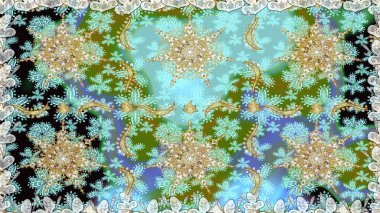 Tarafsız renklerde altın element. Doku arka planında altın duvar kâğıdı. Damask kusursuz yinelenen arkaplan. Barok tarzında altın çiçekli süs..