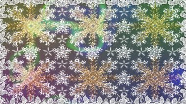 Çiçek desenli altın metal. Kusursuz altın desen. Altın elementli gri renkler. Raster altın çiçek süsü brokar kumaş ve cam desenli..