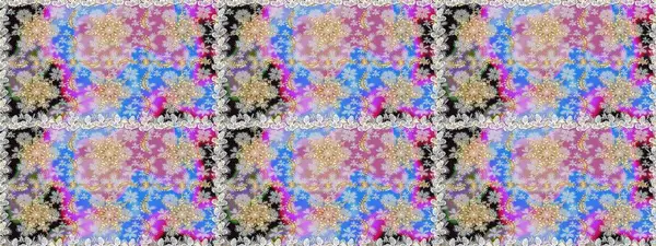 Raster geleneksel altın pürüzsüz deseni nötr renklerde. Barok tarzında kusursuz bir doğulu süsü..