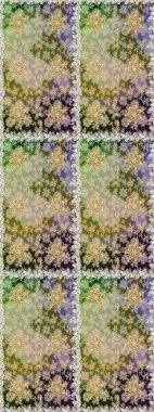 Raster geleneksel oryantasyon süsü. Altın elementlerle nötr renklerde altın desen. Kusursuz klasik altın desen.