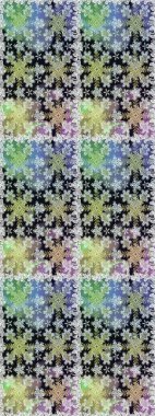 Gri renkli ve altın elementli geleneksel altın sarısı desen. Barok tarzında kusursuz bir doğulu süsü..