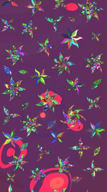 Yumuşak pamuk tasarımı. Paketleme, tekstil, duvar kâğıdı için çiçek eskizi. Raster 'ın taze dokusu. Klasik çiçek desenli. Yumuşak kiremit.