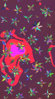 Beautiful watercolor Bouquet of summer flowers sketch pattern. Nice fabric pattern.