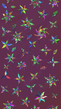 Küçük kahverengi ve mor çiçeklerle oldukça eski bir besin torbası deseni. Tekstil, kumaş, kapaklar, duvar kağıtları, baskı, paket, koleksiyon defteri, örgü, dekupaj için çiçek arkaplanı..